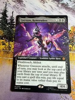 Gwenom, Remorseless - Extended Art SPM NM MTG - Image 4