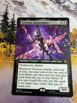 Gwenom, Remorseless - Extended Art SPM NM MTG - Image 5