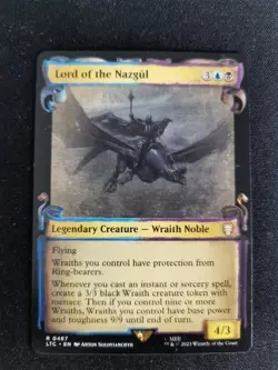 Mtg Lord Of the Nazgul Lotr Commander: Tales of Middle-earth #467 Scroll - Image 1