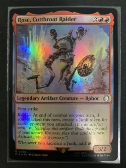 Rose, Cutthroat Raider - MTG: Fallout Foil NM 0066 - Image 1