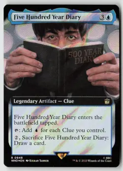Five Hundred Year Diary (Extended) (Surge Foil) UB: Doctor Who (948) Foil - MTG - Image 1