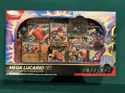 Pokemon TCG Mega Lucario ex Premium Figure Collection Box Factory Sealed - Image 1