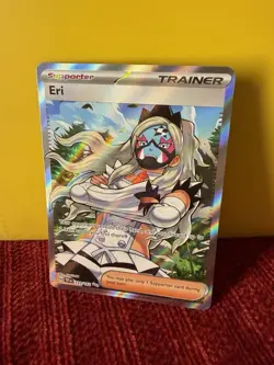 Pokemon Eri Ultra Rare Full Art Holo Trainer SV05 Temporal Forces 199/162 - Image 1