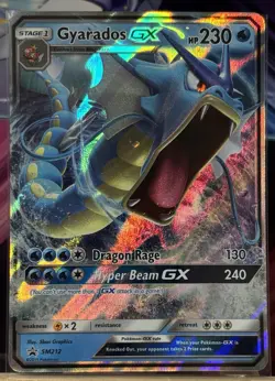 Pokemon - Gyarados GX SM212 - Sun & Moon Black Star Promo - NM - Image 1