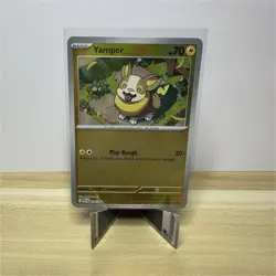 Pokemon Yamper 030/094 Reverse Holo Basic Common Me02: Phantasmal Flames - Image 1