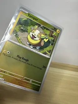 Pokemon Yamper 030/094 Reverse Holo Basic Common Me02: Phantasmal Flames - Image 3