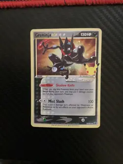 Greninja Gold Star SWSH144 Promo Celebrations Pokemon TCG - Near Mint - Image 1