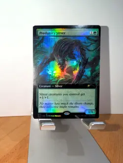 Predatory Sliver (Extended Art) Secret Lair Drop Foil MTG NM - Image 1