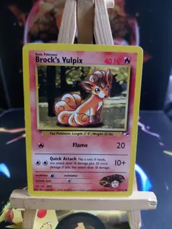 Pokemon TCG Brock's Vulpix 73/132 Gym Heroes WOTC Vintage - Image 1
