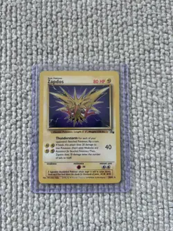 Zapdos 30/62 Non Holo Fossil Set Rare Pokemon WOTC NM - Image 1