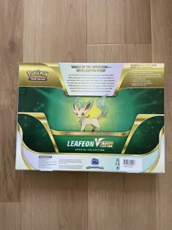 Pokemon Leafeon VSTAR Special Collection Box - Sealed - Promo + 4 Boosters UK - Image 2
