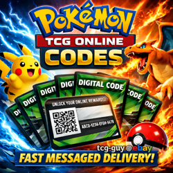 Pokemon TCG Live Codes – PTCGL / TCGO – Random Unused – Quick eBay Delivery - Image 1