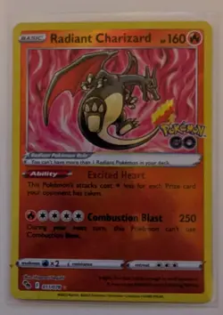 Radiant Charizard 011/078 Pokemon Go Holo - Image 1
