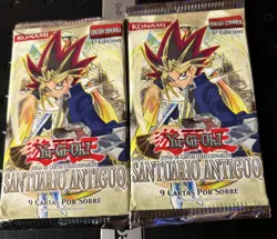 LOT OF 2 Yugioh Ancient Sanctuary SANTUARIO ANTIGUO 1st Edition Booster SPANISH - Image 1
