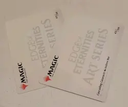 Art Series 43/54 ~ Cascading Cataracts MTG Edge of Eternities x2 - Image 3