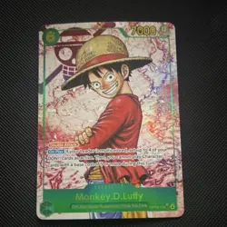 Bandai One Piece CCG Monkey.D.Luffy OP13-118 Secret Rare Foil 7000 Power - Image 1
