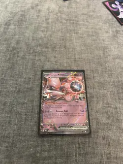 Team Rocket’s Mewtwo ex STAMPED Play! Pokemon Prize Pack Series 8 Promo Card NM - Image 1