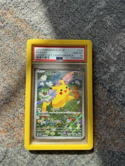 🇯🇵 Pokemon Card PSA10 - Pikachu 218/SV-P 2024 Summer Get Promo pack Rare 🇯🇵 - Image 1