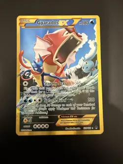 Pokemon Gyarados-EX TCG Breakpoint Holo Card 123/122 Secret Rare LP - Image 1