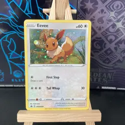 Eevee - Cosmos Holo - SWSH095 Battle Styles Black Star Promo Pokemon Card NM - Image 1