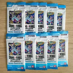 10 PACKS SB02 MANGA BOOSTER 02 DRAGON BALL SUPER Card Game Fusion World Japanese - Image 1