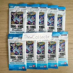 10 PACKS SB02 MANGA BOOSTER 02 DRAGON BALL SUPER Card Game Fusion World Japanese - Image 2
