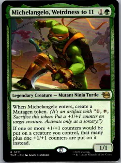 Teenage Mutant Ninja Turtles #121 Michelangelo, Weirdness to 11 - Image 1