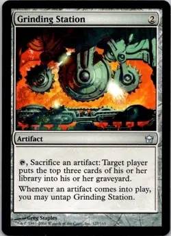 MTG Magic The Gathering Grinding Station Fifth Dawn Played See Scan I - Image 1