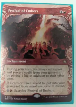Festival of Embers (Showcase) - MTG Bloomburrow Regular RARE - Image 1