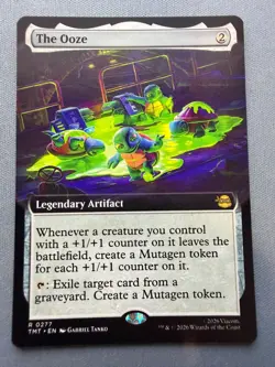 The Ooze (Extended Art) - NEAR MINT - Teenage Mutant Ninja Turtles MTG TMNT 277 - Image 1
