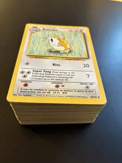 Vintage Pokemon Cards Bundle x 100 including base set 1999 WOTC - Image 1