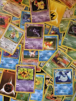 Vintage Pokemon Cards Bundle x 100 including base set 1999 WOTC - Image 3