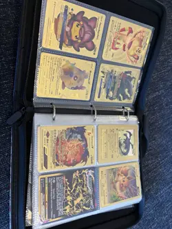 Pokemon TCG Charizard Binder Lot – Foil Cards, Pikachu, Eevee, Blastoise - Image 3