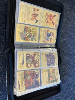 Pokemon TCG Charizard Binder Lot – Foil Cards, Pikachu, Eevee, Blastoise - Image 4