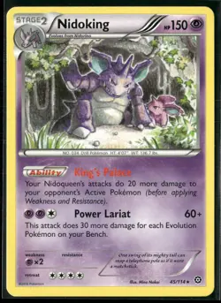 Pokemon - Nidoking 45/114 XY Steam Siege Regular LP - Image 1