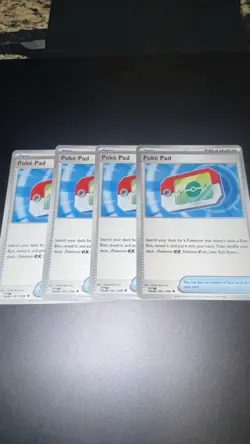 Poke Pad 081/088 x4 - NM Perfect Order Pokemon TCG - Image 1