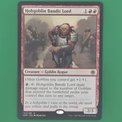 MTG - Hobgoblin Bandit Lord AFR 147/281 Rare - Regular Near Mint - Image 1