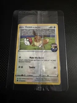 Eevee on the Ball Pokemon Futsal 2020 Promo Sealed - Image 1