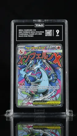 Mega Charizard X ex 2025 Pokemon Black Star Promo TAG 9 #023 - Image 1