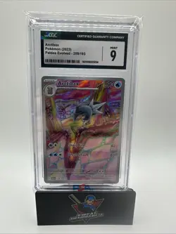 Pokemon 2023 Arctibax 209/193 Sv02: Paldea Evolved Holo CGC 9 - Image 3
