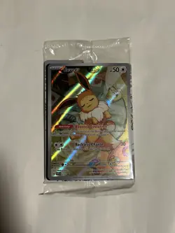 Pokemon Eevee TCG 173 Holo Black Star Promo Prismatic Evolutions Full Art - Image 1