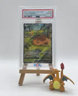 PSA 10 SWSH260 Pokemon Charizard V Ultra-Premium Coll. Full Alt Art Promo - Image 1