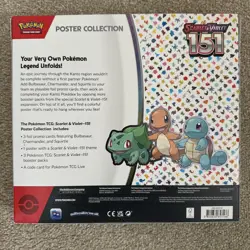 Pokemon 151 Poster Collection SEALED 🇬🇧 UK Seller 820650853166 - Image 2