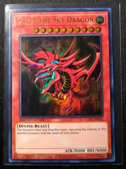 Slifer The Sky Dragon (25th Anniversary Edition) LC01-EN002 Ultra NM YUGIOH - Image 1