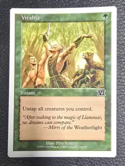 Vitalize Classic MTG Core Set 6th Edition Regular Magic Sixth NM Card - Image 1