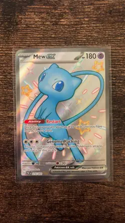 Mew EX 216/091 SV: Paldean Fates Shiny Ultra Rare Holo Pokemon TCG Card - Image 1
