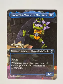 MTG Donatello, Way with Machines (Borderless) 0038 Teenage Mutant Ninja Turtles - Image 1
