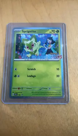 Sprigatito Promo Scarlet & Violet Promo Cards 191 NM Holofoil Pokemon - Image 1