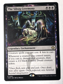 The Sibsig Ceremony 91 Tarkir Dragonstorm MTG Magic the Gathering NM - Image 1
