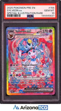 Pokemon 2025 Sylveon ex 156/131 SIR Prismatic Evolutions GEM MINT PSA 10 - Image 1